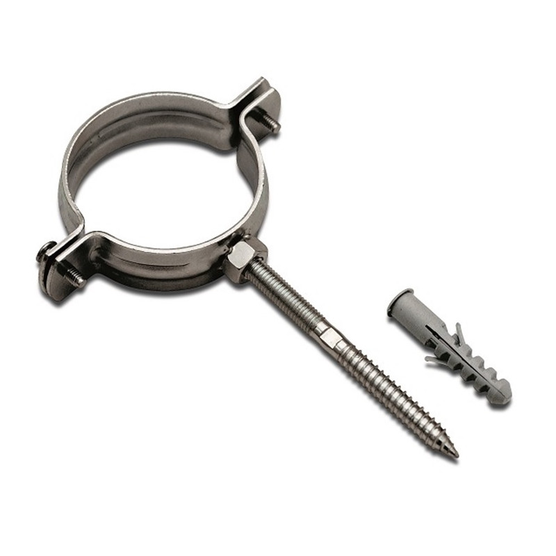 Colier zincat cu diblu si surub pentru tuburi PVC Colier zincat cu diblu si surub pentru tuburi PVC