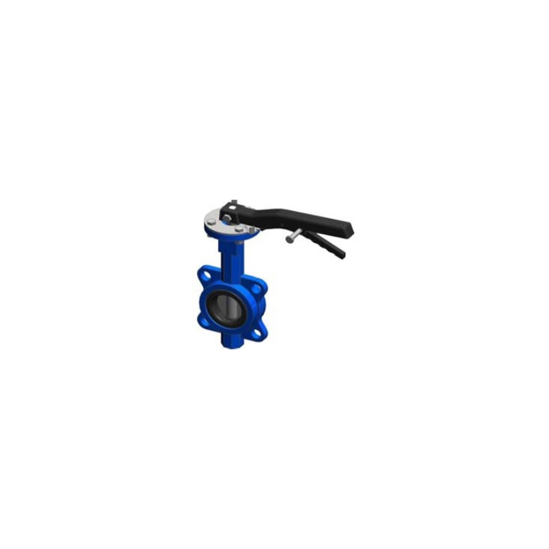 Robinet fluture cu levier, tip wafer, fontă ductilă, 0-120°C Robinet fluture cu levier, tip wafer, fontă ductilă, 0-120°C