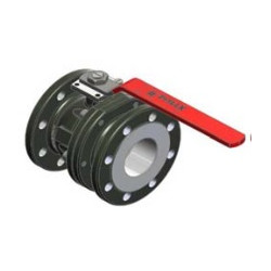 Robinet sferic cu flanșe, fontă ductilă, PN16, 0-150°C